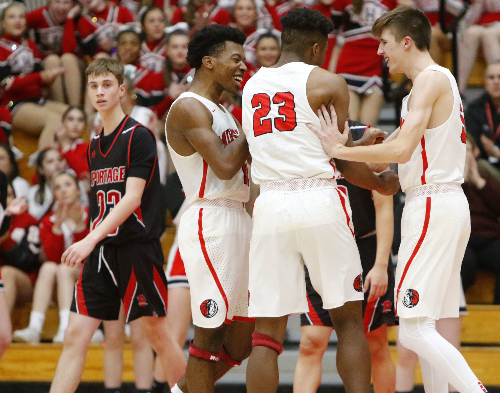 Portage at Munster boys basketball